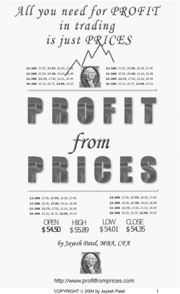 Product picture  Profit from Prices - A Stock Market Trading Strategy Book 